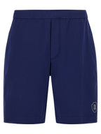 Brunello Cucinelli Blue Cotton Bermuda Shorts