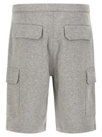 Gray Cotton Bermuda Shorts