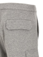 Gray Cotton Bermuda Shorts