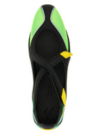 Bicolor Polyethylene Ballet Flats