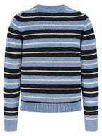Ganni Blue Wool Cardigan