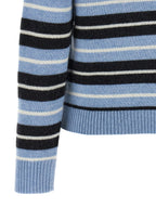 Ganni Blue Wool Cardigan
