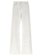 Agolde White Cotton Jeans Denim