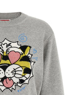 Kenzo Gray Wool Cardigan