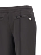Courrèges Gray Polyester Joggers (Workout Pants)