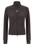 Courrèges Gray Polyester Sweatshirt