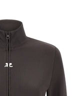 Courrèges Gray Polyester Sweatshirt