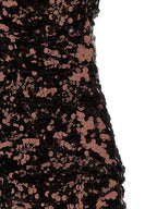 Ganni Brown Polyester Short Dress