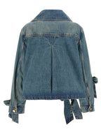 Ganni Blue Organic Cotton Denim Jacket