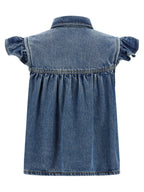 Ganni Blue Denim Shirt
