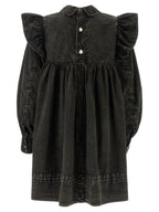 Ganni Black Organic Cotton Short Dress