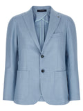 Blue Virgin Wool Blazer