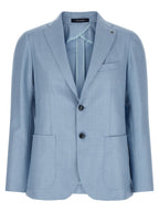 Blue Virgin Wool Blazer