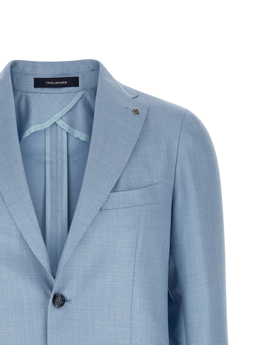 Blue Virgin Wool Blazer