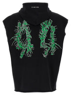 44 Label Group Black Cotton Sweatshirt