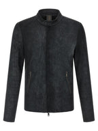 Black Lamb Leather Leather Jacket