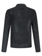 Black Lamb Leather Leather Jacket