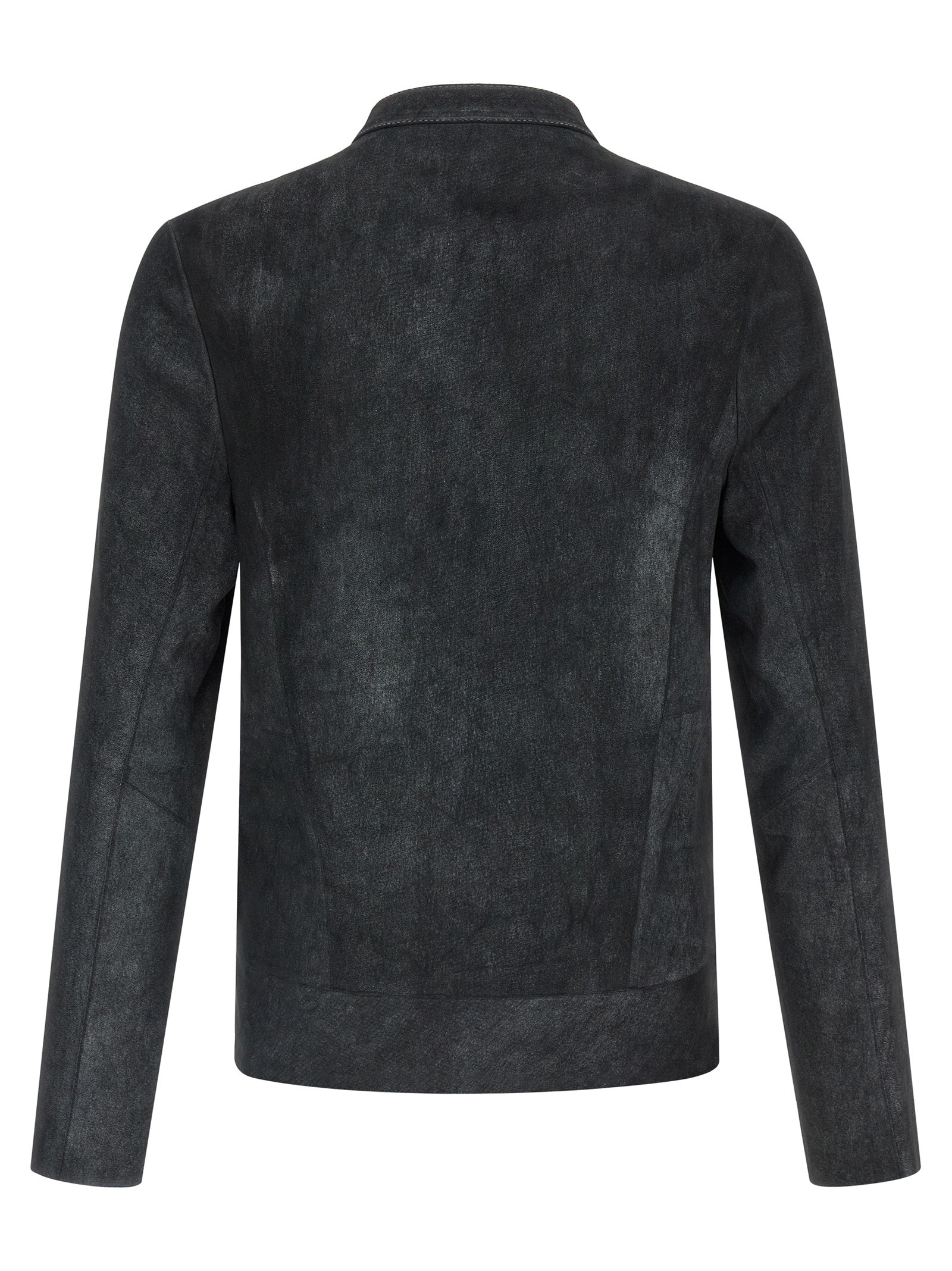 Black Lamb Leather Leather Jacket