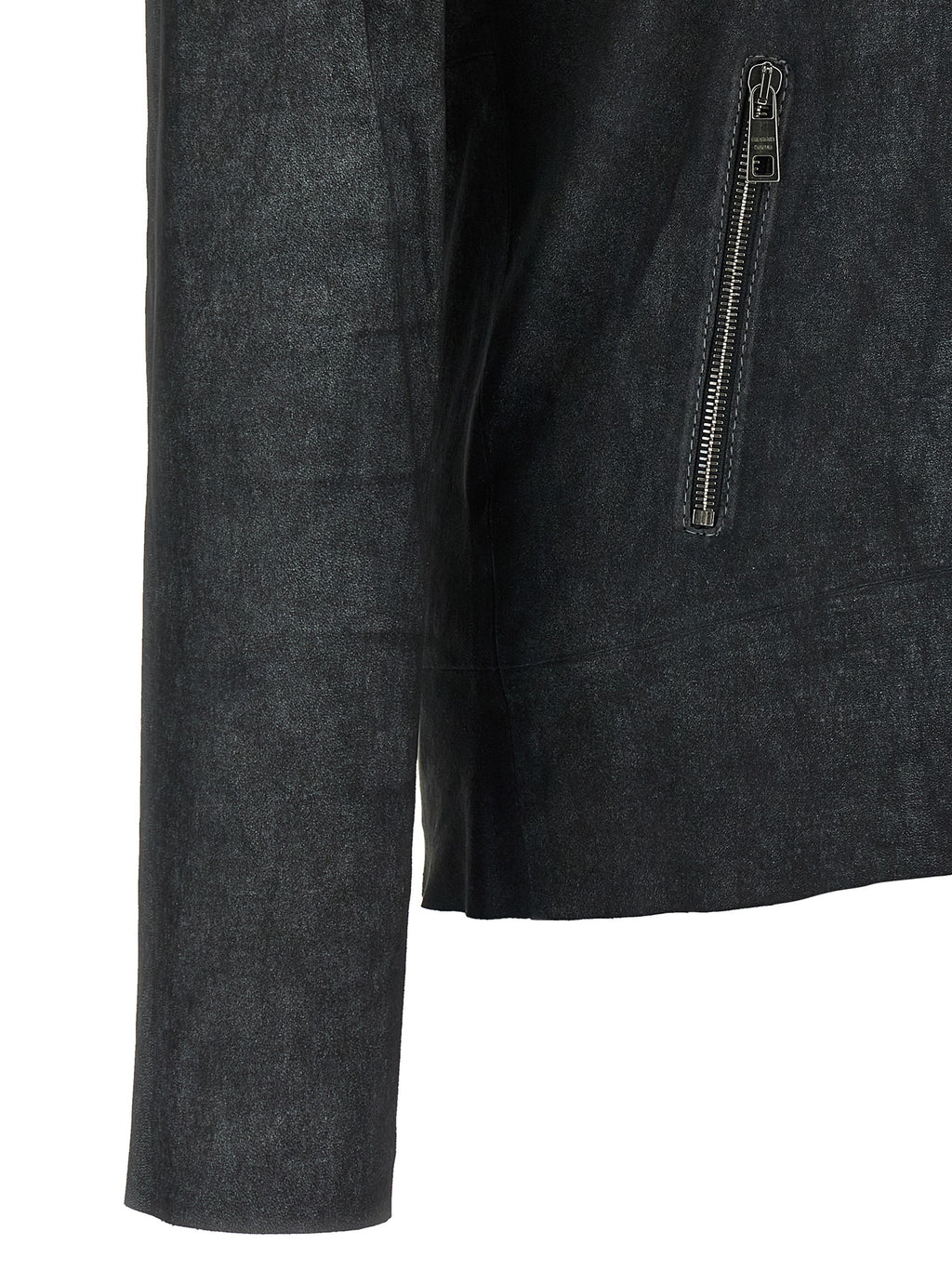 Black Lamb Leather Leather Jacket