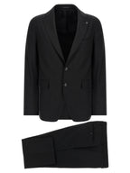 Black Virgin Wool Two-Piece Suit