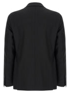 Black Virgin Wool Two-Piece Suit