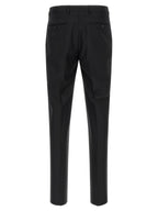 Black Virgin Wool Two-Piece Suit