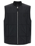 Black Nylon Sleeveless Jacket
