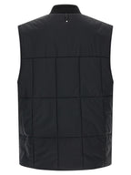 Black Nylon Sleeveless Jacket