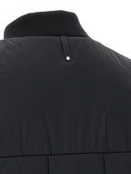 Black Nylon Sleeveless Jacket