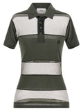 Bicolor Cotton Polo Shirt