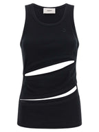 Coperni Black Organic Cotton Tank Tops