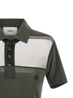 Bicolor Cotton Polo Shirt