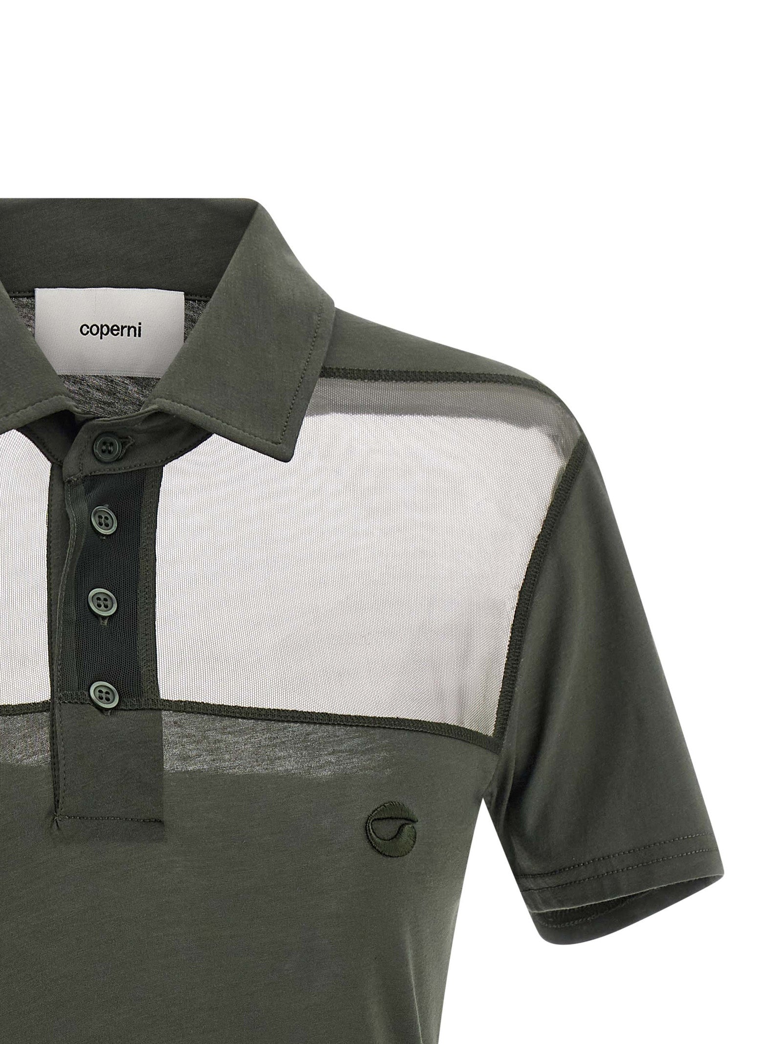 Bicolor Cotton Polo Shirt