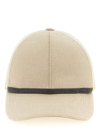 Brunello Cucinelli Beige Cotton Cap (Baseball Hat)