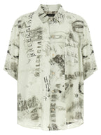 Balenciaga Gray Viscose Blouse