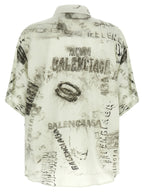 Balenciaga Gray Viscose Blouse