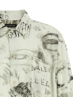 Balenciaga Gray Viscose Blouse