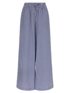 P.A.R.O.S.H. Blue Cotton Casual Pants