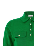 P.A.R.O.S.H. Bicolor Wool Polo Shirt