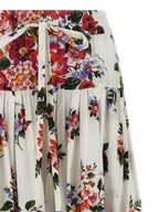 Dolce & Gabbana White Cotton Mini Skirt