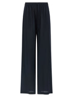 P.A.R.O.S.H. Blue Silk Casual Pants