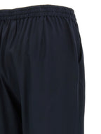 P.A.R.O.S.H. Blue Silk Casual Pants