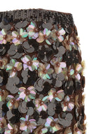P.A.R.O.S.H. Brown Polyamide Long Skirt