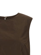 P.A.R.O.S.H. Brown Polyester Shirt