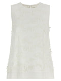 P.A.R.O.S.H. White Cotton Blouse