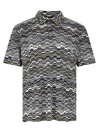 Missoni Bicolor Cotton Polo Shirt