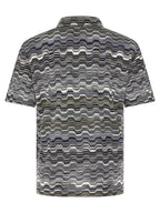 Missoni Bicolor Cotton Polo Shirt