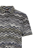 Missoni Bicolor Cotton Polo Shirt