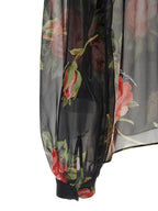 Dolce & Gabbana Black Silk Pattern Shirt