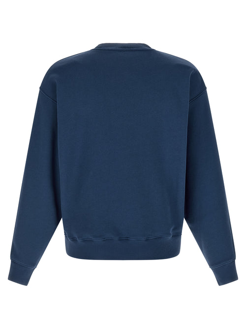 Autry Blue Cotton Sweatshirt